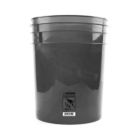 MaxShine - Seau Transparent Noir 20L dos MaxShine - Seau Transparent Noir 20L dos