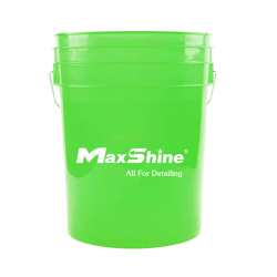 MaxShine - Seau Transparent Vert 20L face